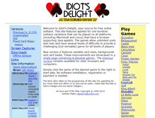Tablet Screenshot of idiotsdelight.net